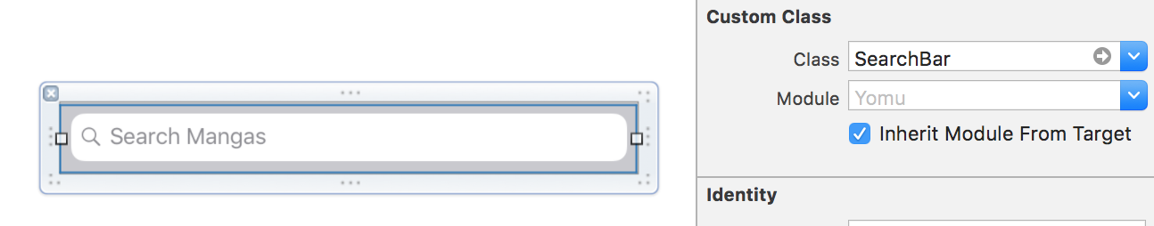Customizing UISearchBar Icon Interface Builder Search Bar