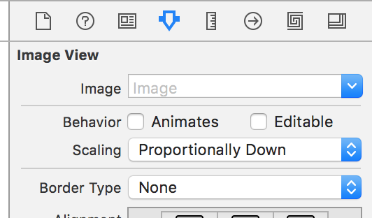 NSImageView unproportional zoom