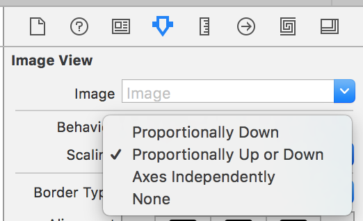 NSImageView unproportional zoom